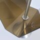 Vintage 1970s magazine rack in plexiglass and brushed steel