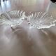 Coupe coquillage en verre transparent 1970