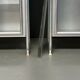 2x vintage italian medical display cabinets from profa - padua