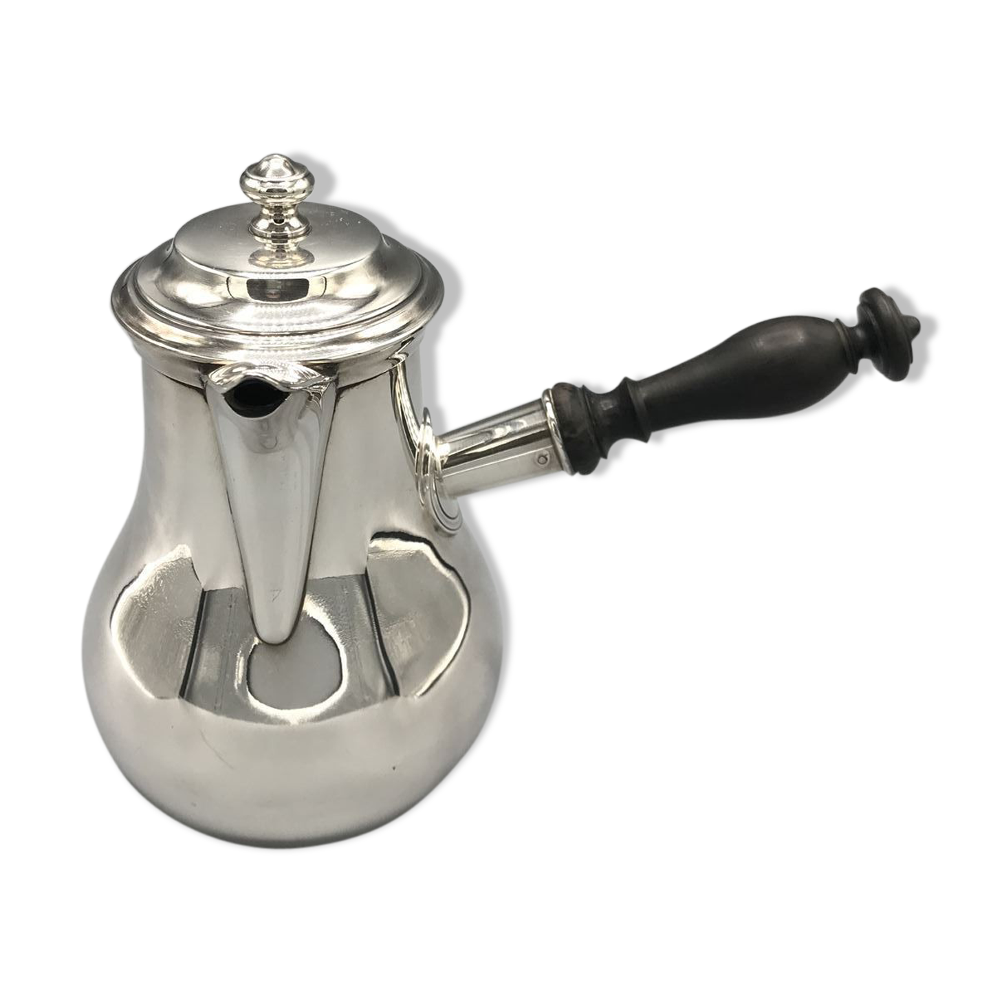 Silver metal chocolate maker