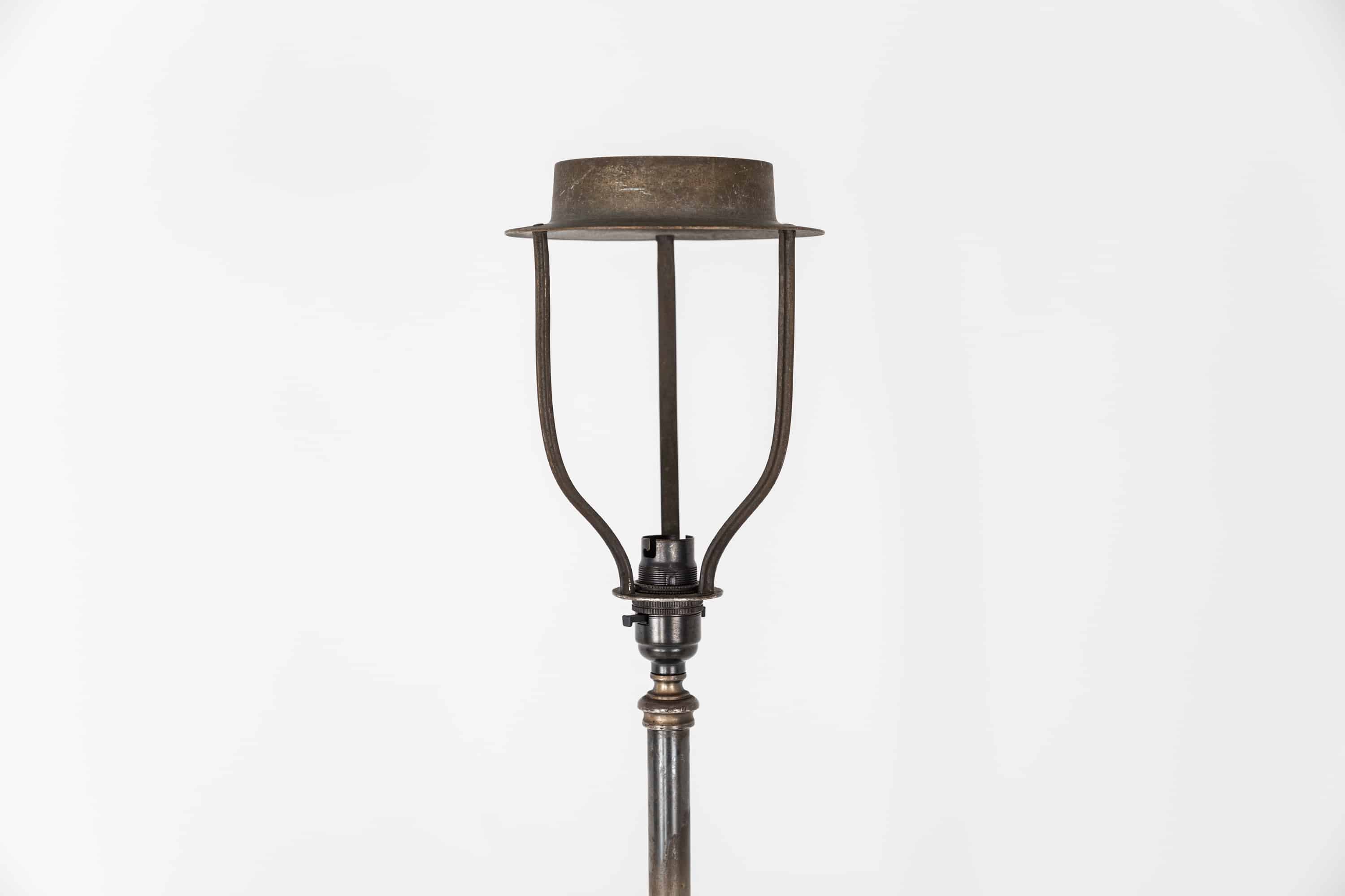 Silver plated Gec standard floor lamp