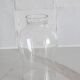 Vintage clear glass lampshade