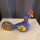 Coq en faïence peinte Henriot Quimper