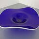 Large Blue Glass Bowl, Czechoslovakia, 1960s