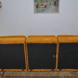 Yellow modular sofa, 1970s, set of 3