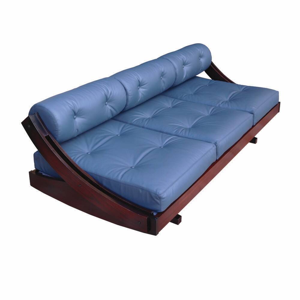 Gianni Songia Daybed in Navy Blue Andrew Muirhead Fine Scottish Leather