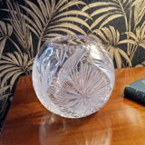 Crystal ball vase