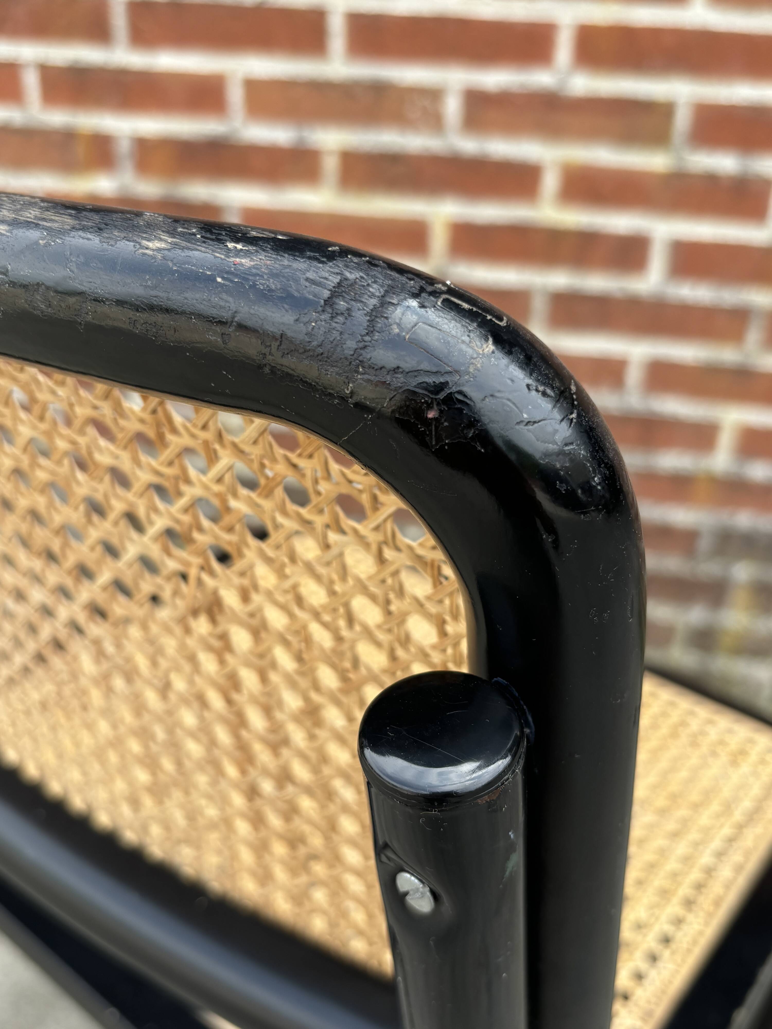 Vintage Cesca design chair b32 black model