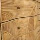 Commode « feuilles » en rotin