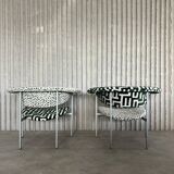 Pair of “Meander Gamma” Chairs by Rudolf Wolf — Newly Upholstered