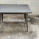 Antique large Tolix A table in brushed metal