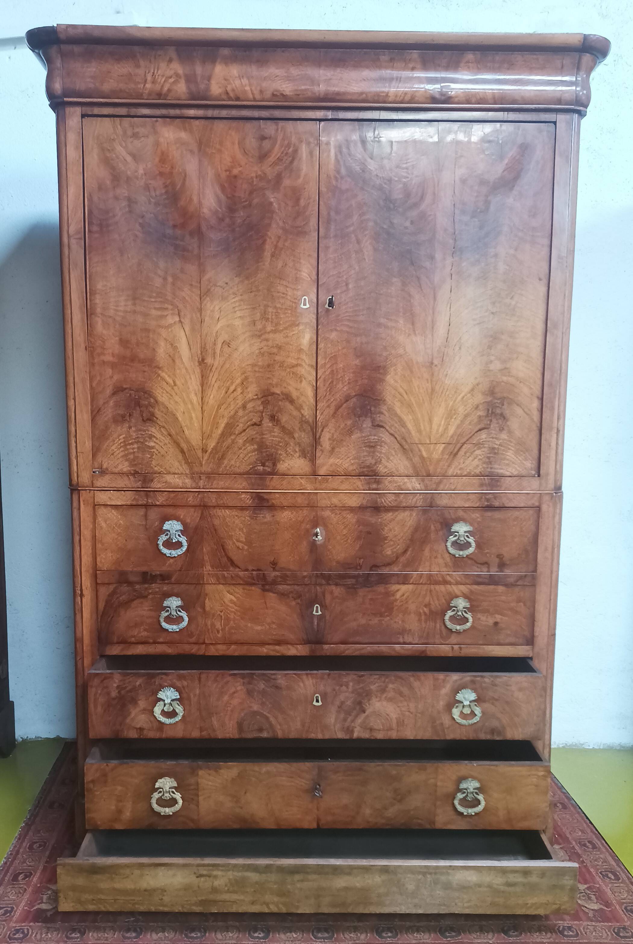 Charles X period chest of drawers