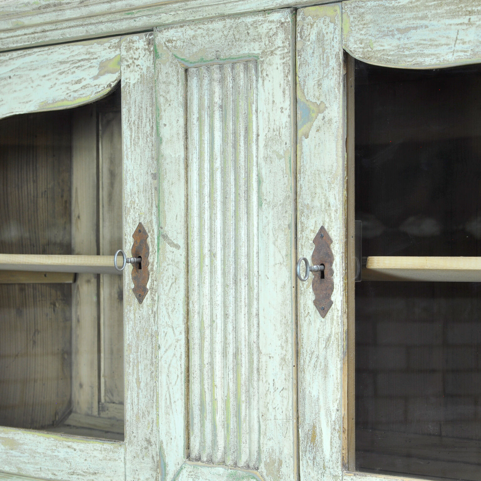 Solid Pine Kitchen Cupboard, 1920's