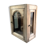 Antique walnut showcase