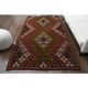 1970s Vintage Turkish Hand-Knotted Wool Cotton Brown Area Rug 159x278