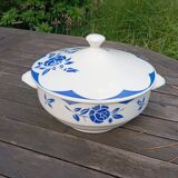 Art Deco Corsica soup tureen or vegetable dish by Digoin Sarreguemines 1930