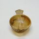 Scandinavian Duck Shaped Carved Wooden Bowl Folk Art
