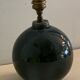 Virebent grey porcelain ball lamp foot