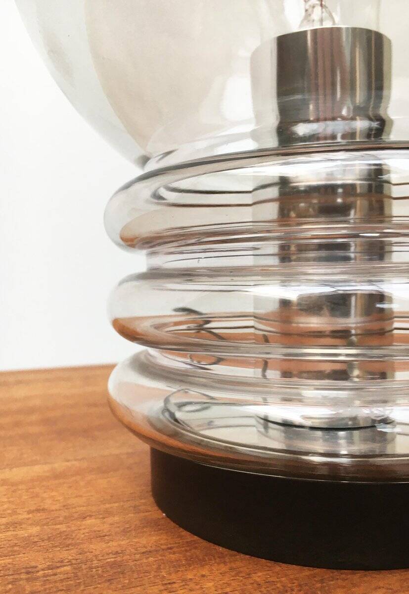 Vintage 1970s German space age table lamp by Limburg.