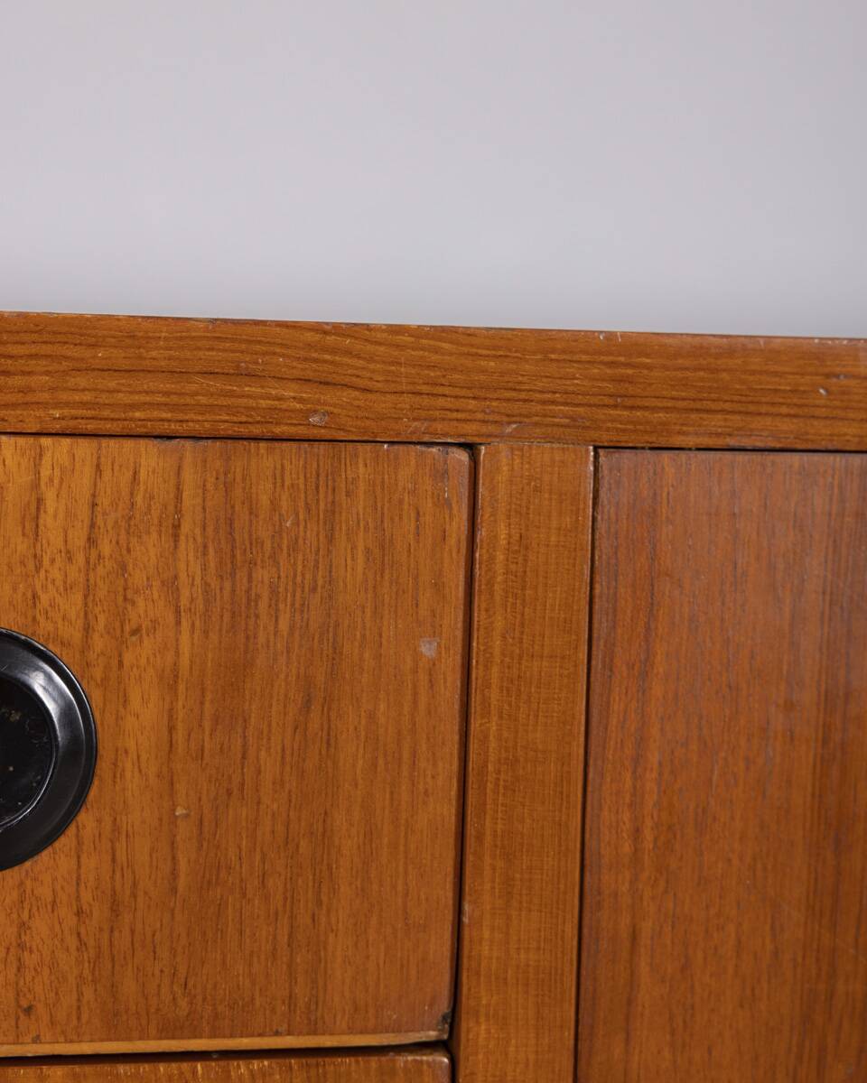 Vintage 1960s teak wood sideboard, italian design