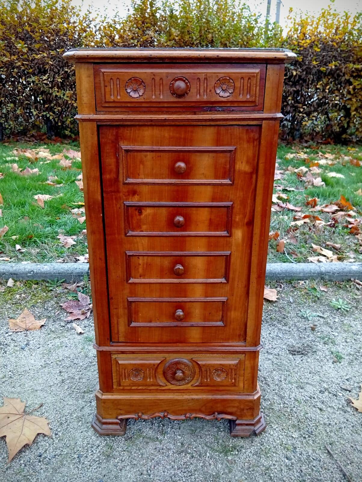 Antique bedside table