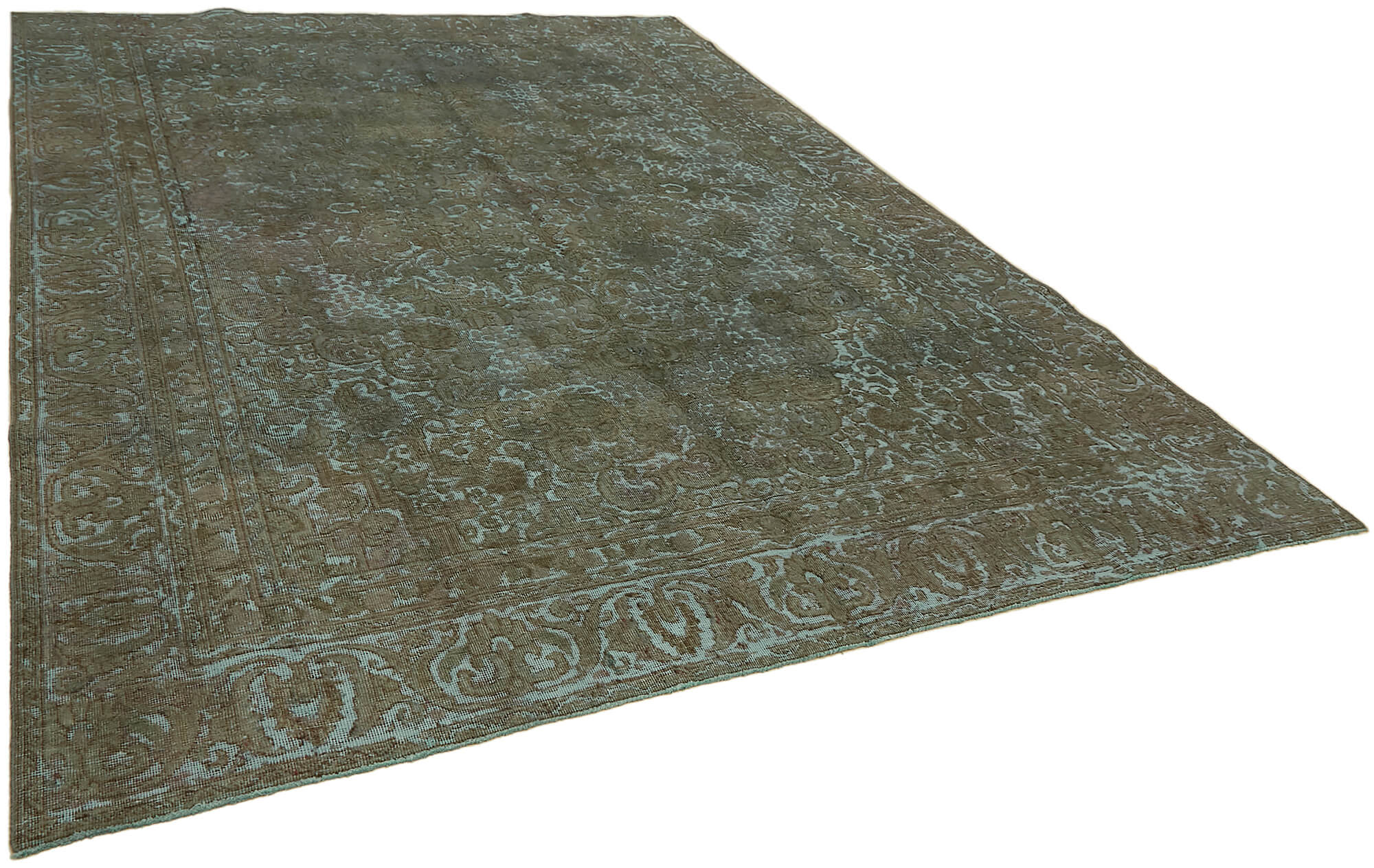 Hand-Knotted Anatolian Vintage 1970s 257 cm x 357 cm