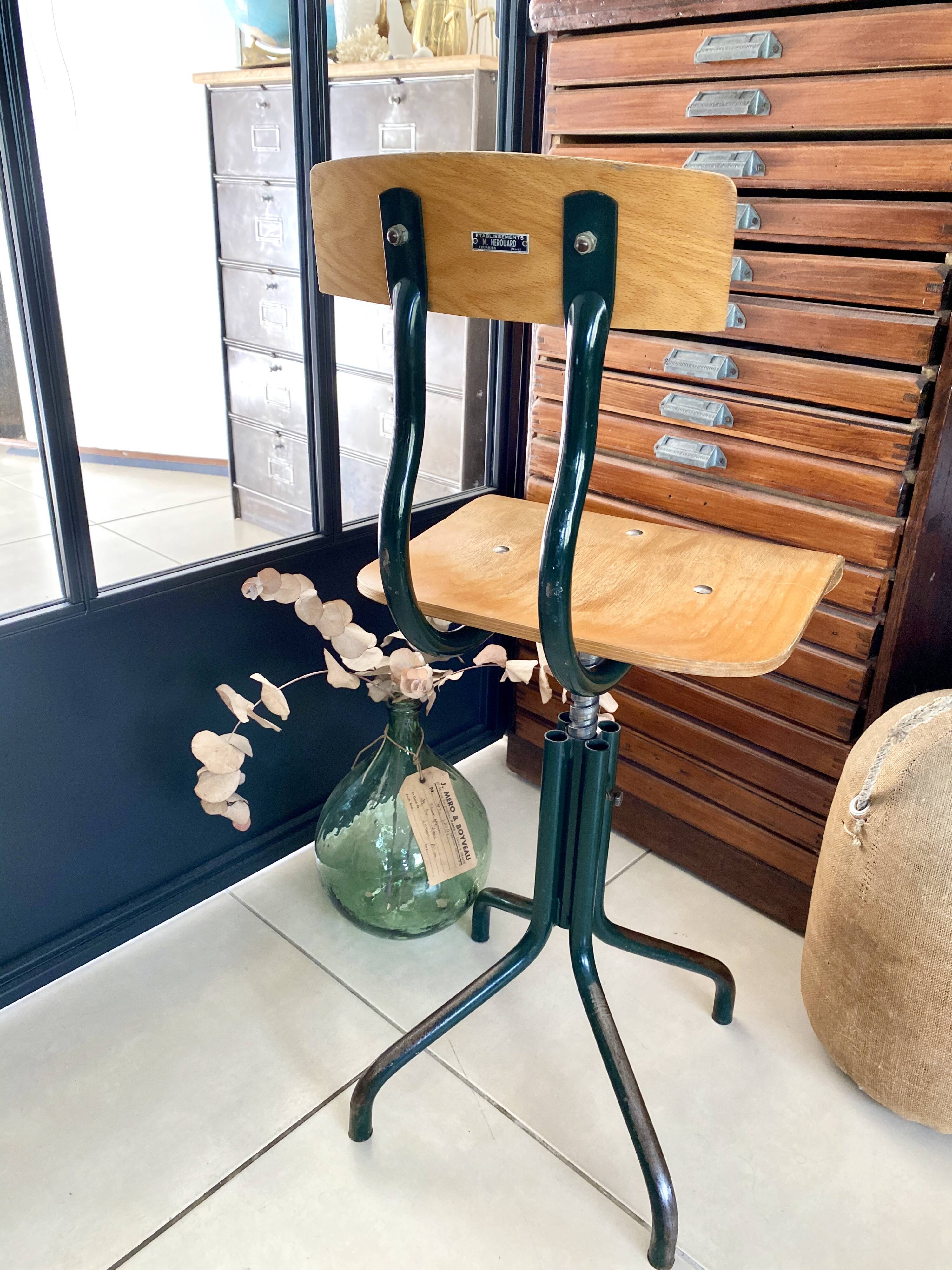 Former industrial workshop chair
