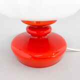 Mid Century All-Glass Table Lamp by Osvetlovaci, Czechoslovakia