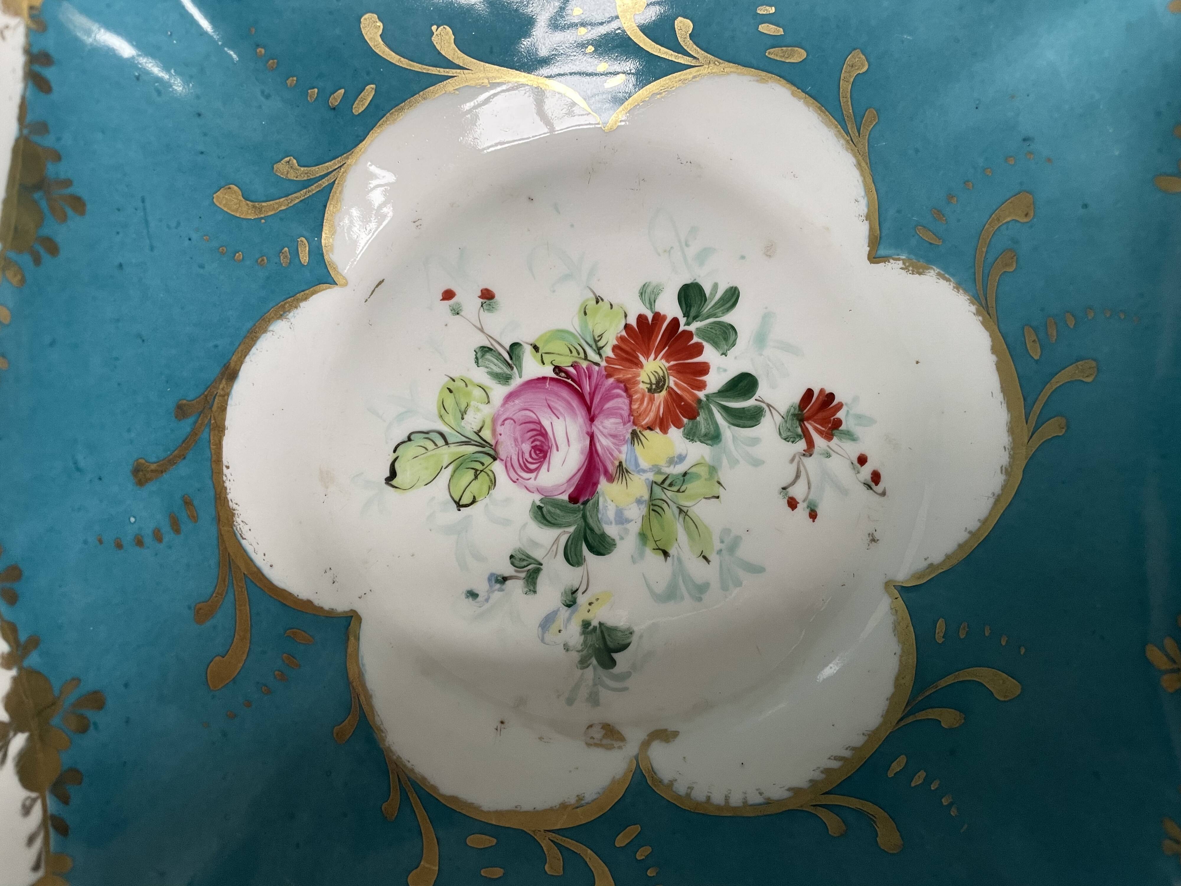 Porcelain salad bowl of Sèvres XIXth