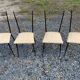 4 vintage colette gueden chairs