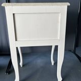 Pale pink bedside table