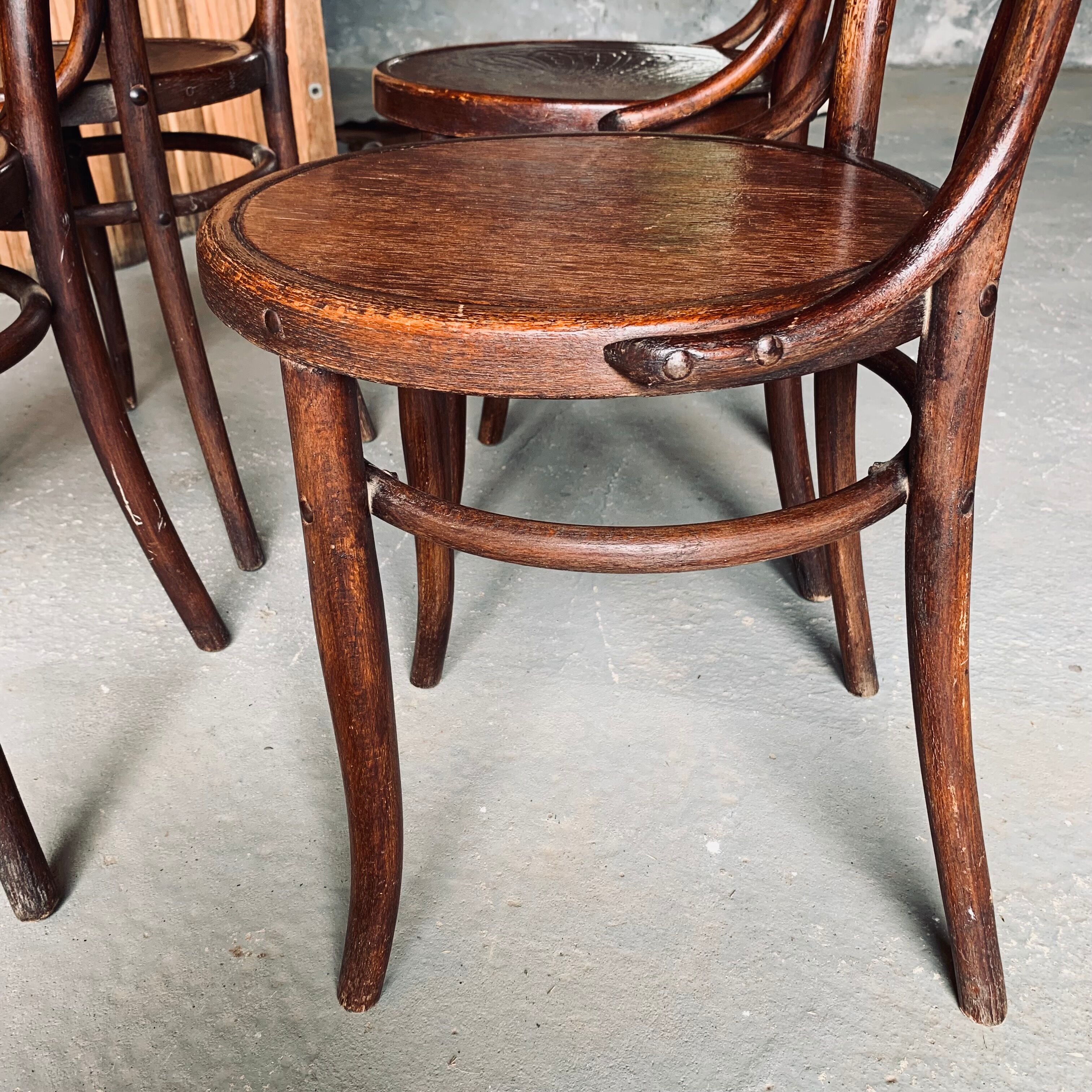 Set of 4 Thonet chairs
