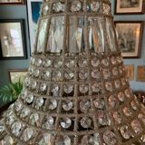 Bronze balloon chandelier and grapevines 90cm