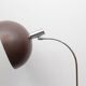 1970s floor lamp in brown and chrome