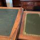 Late nineteenth century desk with retractable side shelves Louis XVI style