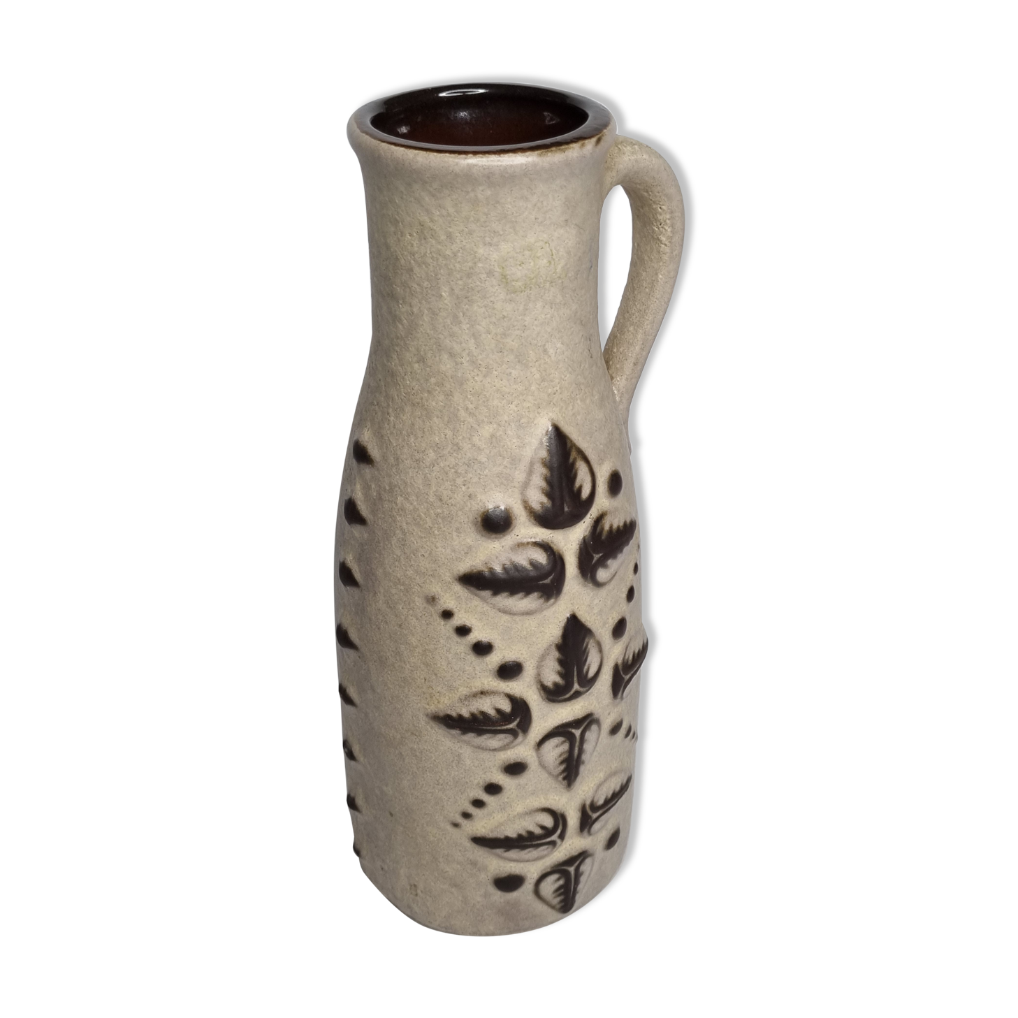 Cove vase carstens tonnieshof, west germany, 60s, 26 cm