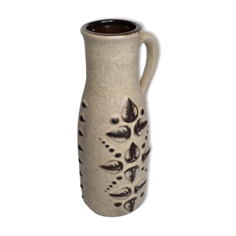 Vase à anse carstens tonnieshof, west germany, années 60, 26 cm