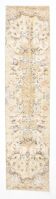 2x10 Beige Brown Floral Turkish Runner Rug, 73x302Cm SK 7009