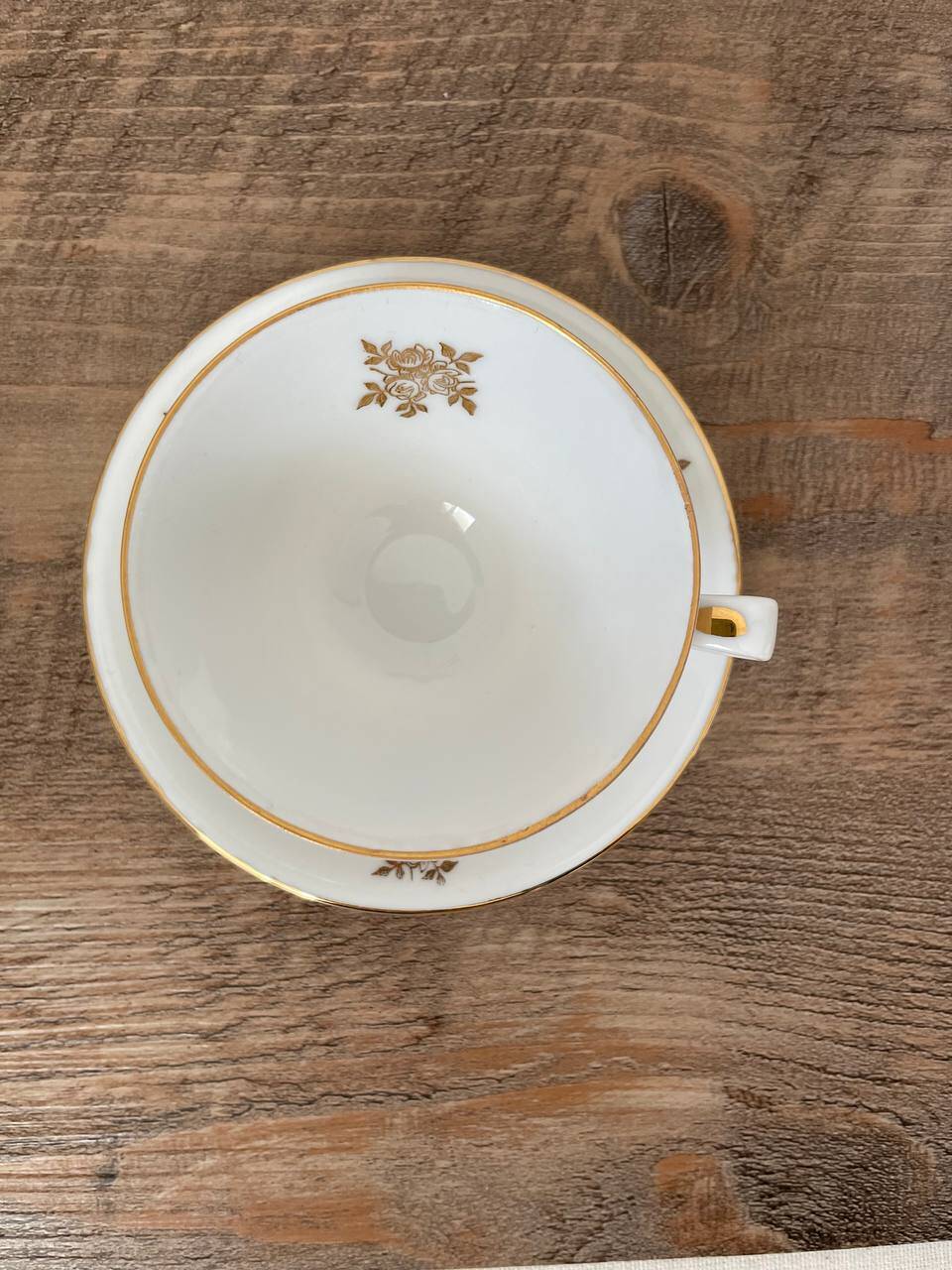 Bavarian porcelain coffee cup and saucer