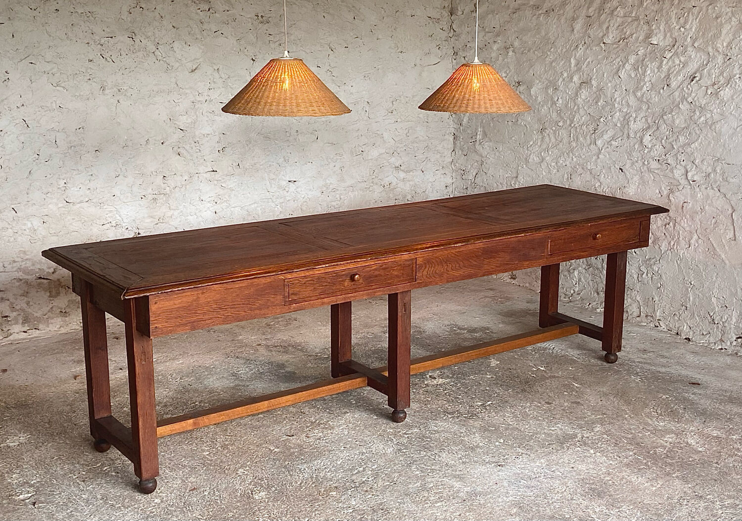 Draper's table, large farmhouse table