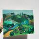 Tableau, huile sur toile paysage naïf