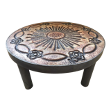 Table basse ronde en céramique