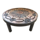 Table basse ronde en céramique