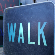 American fiberglass fire plate don't walk