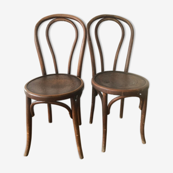 Pair of Fischel bistro chairs