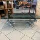 Table basse space age vintage circa 1970