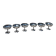 6 large stainless steel bowls 1970