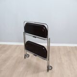 Vintage foldable serving trolley / bar cart design 1960s