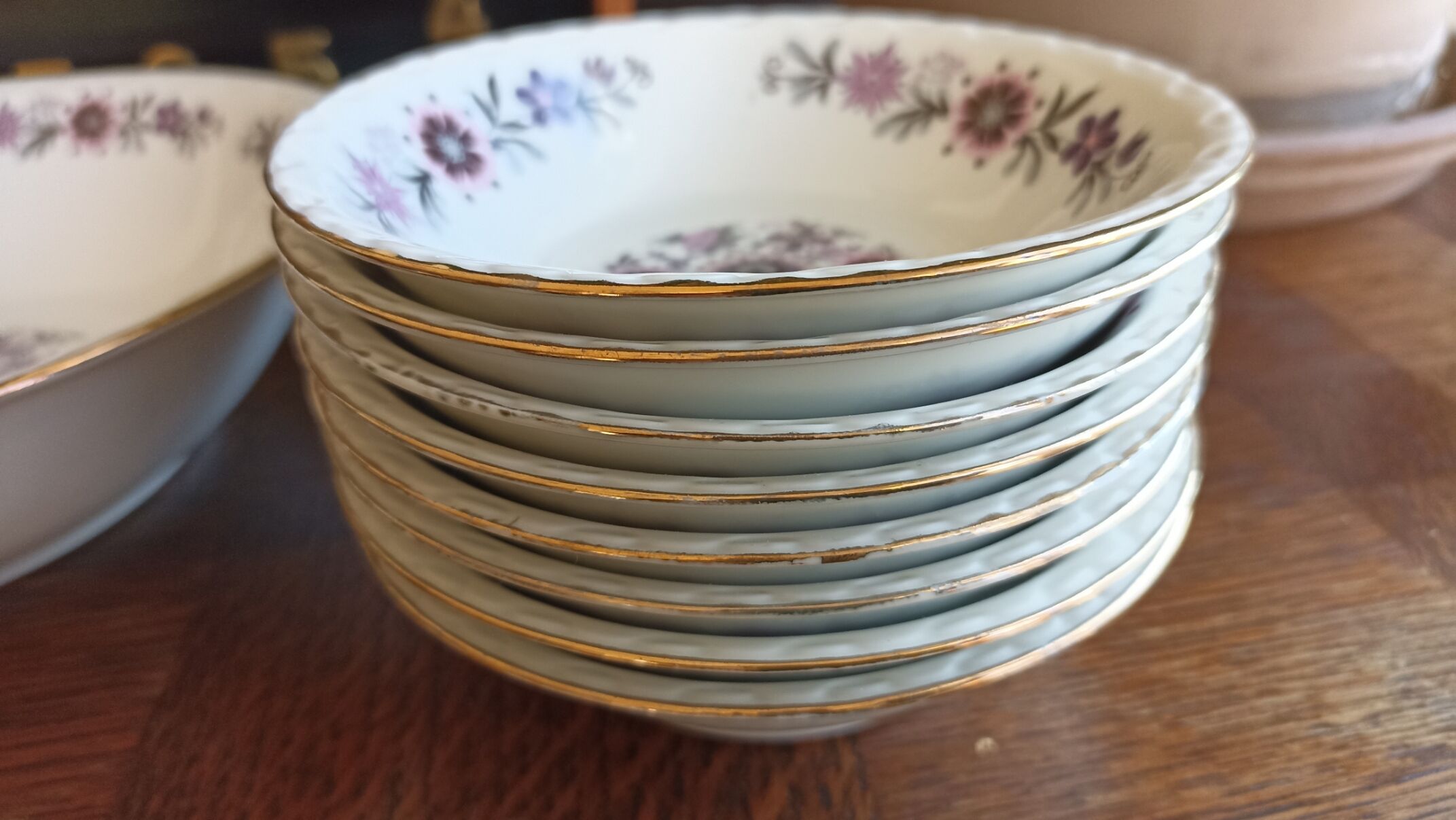 Paris porcelain dessert service