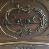 Carved wooden headboard 147X87